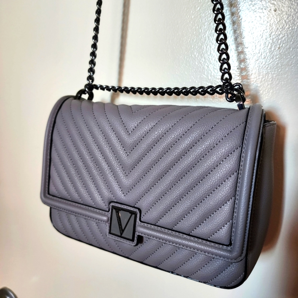 Victoria's Secret Grey Quilted Purse